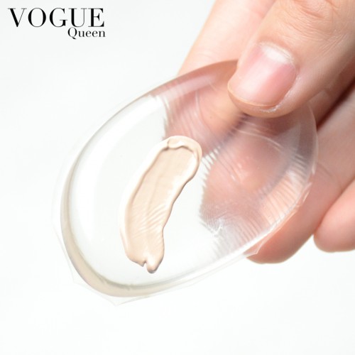 1pc Jelly Soft Silicone Gel Powder Puff Sponge Makeup Tool Blender Blending Puff Transparent Silica Flawless