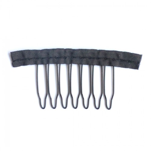 36 pcs Wire Wig Combs For Wig Caps Black Color Anti-Rust Wig Clips Accessories Tools 