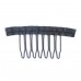 36 pcs Wire Wig Combs For Wig Caps Black Color Anti-Rust Wig Clips Accessories Tools 
