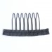 36 pcs Wire Wig Combs For Wig Caps Black Color Anti-Rust Wig Clips Accessories Tools 