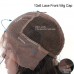 Straight 150% Density Virgin Hair 13x6 Lace Front  Wigs Natural Color  Human Hair