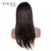 Straight 150% Density Virgin Hair 13x6 Lace Front  Wigs Natural Color  Human Hair