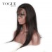 Straight 150% Density Virgin Hair 13x6 Lace Front  Wigs Natural Color  Human Hair