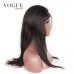 Straight 150% Density Virgin Hair 13x6 Lace Front  Wigs Natural Color  Human Hair